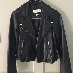 NWOT Michael Kors Moto Leather Jacket